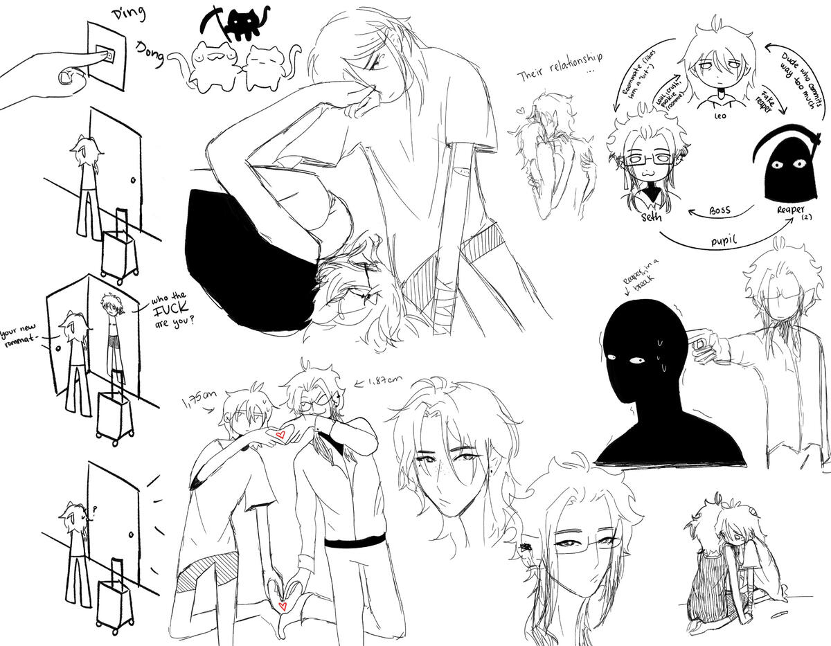 (Left to right) Enma, Keiren, Seth, (up) Leo