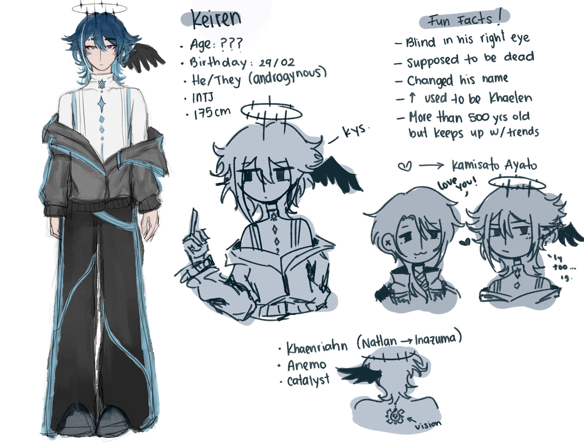 (Left to right) Enma, Keiren, Seth, (up) Leo