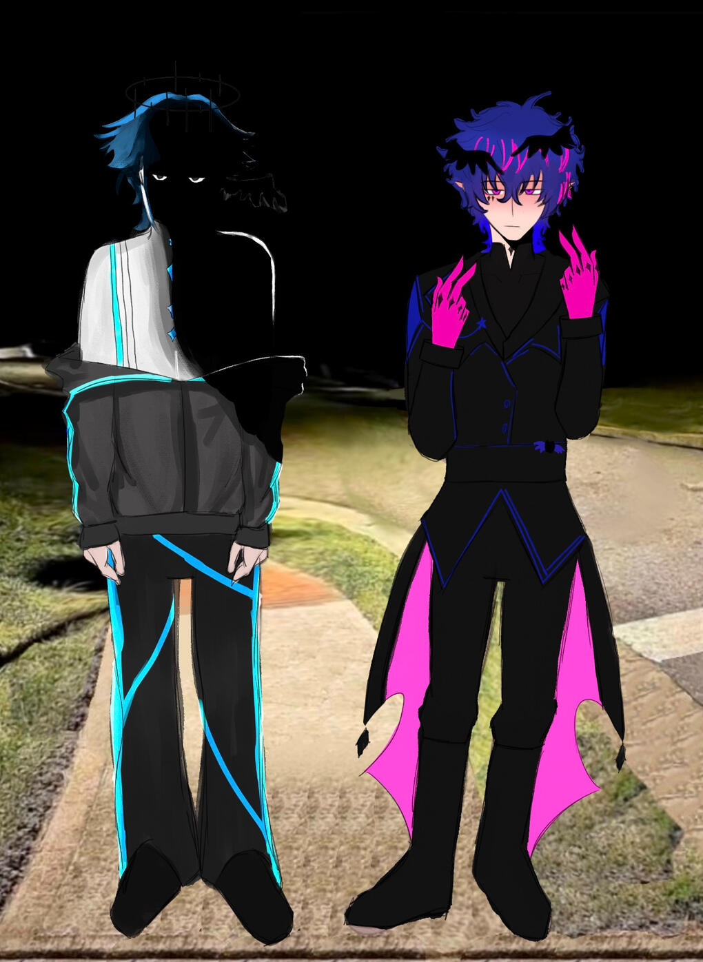 (Left to right) Enma, Keiren, Seth, (up) Leo